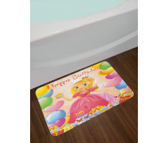 Girl Princess Themed Bath Mat