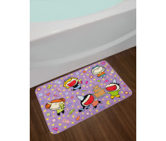 Children Birthday Bath Mat