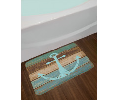 Nautical Rustic Bath Mat
