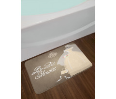 Love Bride Party Bath Mat