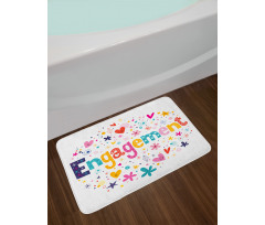 Engagement Party Bath Mat