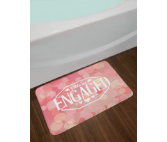 Engagement Card Bath Mat