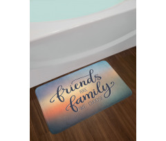 Friends are Family BFF Bath Mat