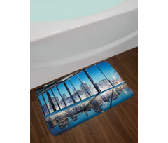 Buildings with Glass Bath Mat