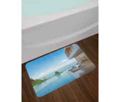 Minimalist Beach House Bath Mat