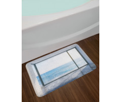 Ocean Scenery Apartment Bath Mat