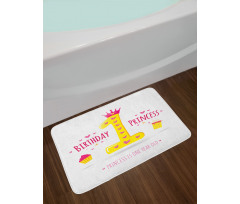 Princess Theme Party Bath Mat