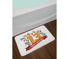 Line 13 Year Bath Mat