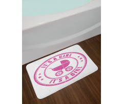 Grunge It's a Girl Bath Mat