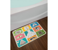 Wedding Theme Poster Bath Mat