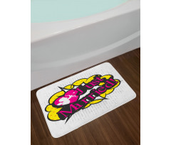 Pop Art Cupid Married Bath Mat