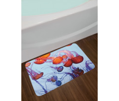 Jellyfish in the Ocean Bath Mat