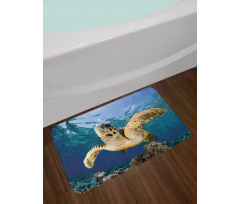 Hawksbill Sea Turtle Bath Mat