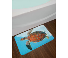 Sea Animal Caribbean Bath Mat