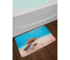 Sea Turtle Underwater Bath Mat