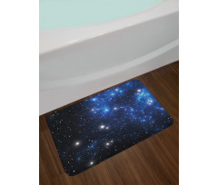 Space Star Nebula Bath Mat