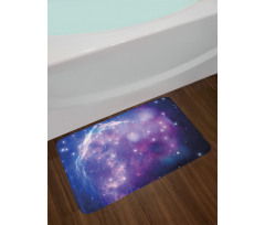Purple Nebula Bath Mat