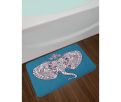 Ethnic Symbols Bath Mat