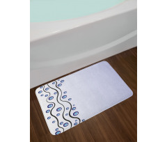 Eye Shape Shape Lines Bath Mat