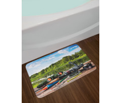 Fishing Tackle Bath Mat