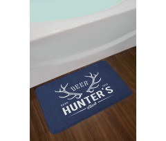 Deer Hunter Club Bath Mat