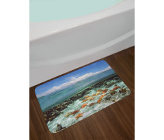 Sky Clouds Sea Bath Mat