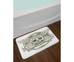 Calavera Diamond Bath Mat