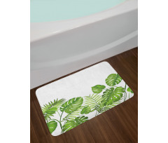 Foliage Swirls Botanic Bath Mat