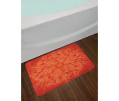 Vibrant Doodle Art Bath Mat