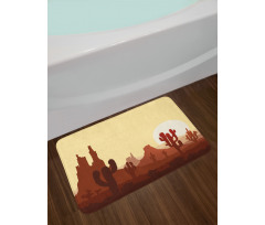 Arid Country Eco Sunset Bath Mat