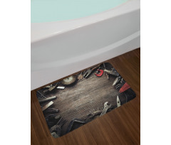 Grungy Tools Bath Mat