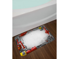 Pipes Meters Bath Mat