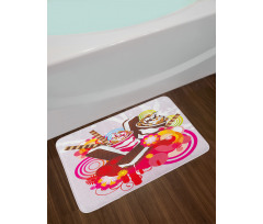 Flowers Deserts Bath Mat