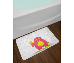 Funny Smart Monster Bath Mat