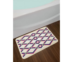 Diamond Linked Bath Mat