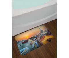 Rooftops Old City Coast Bath Mat