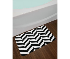 Chevron Retro Bath Mat