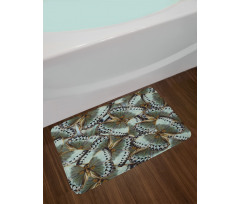 Butterflies Jungle Queen Bath Mat