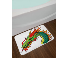 Monster Portrait Fantasy Bath Mat