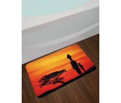 Mother and Child Bath Mat