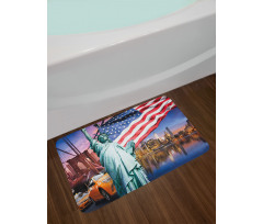 USA Touristic Concept Bath Mat