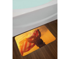 Victory Flag Bath Mat