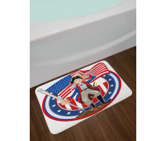 Patriot Emblem Bath Mat