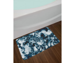 Vintage Nature Painted Bath Mat