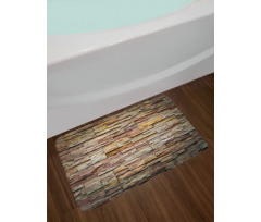 Urban Brick Slate Wall Bath Mat