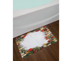 Dressed Xmas Tree Bath Mat