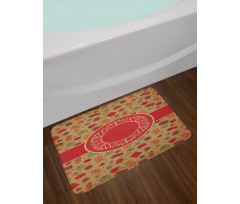 Presents Snow Bath Mat