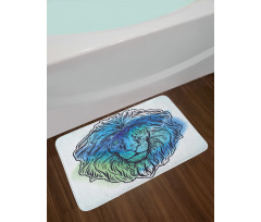 Portrait King of Forest Bath Mat