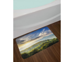 Sunrise Woodland Bath Mat