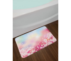 Dreamy Cherry Blossoms Bath Mat